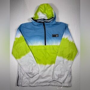 NEW BALANCE Lightweight Mid Zip Hooded Water  Resistant Jacket Size Medium